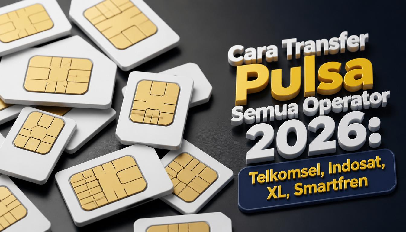 Cara Transfer Pulsa Semua Operator 2026: Telkomsel, Indosat, XL, Smartfren
