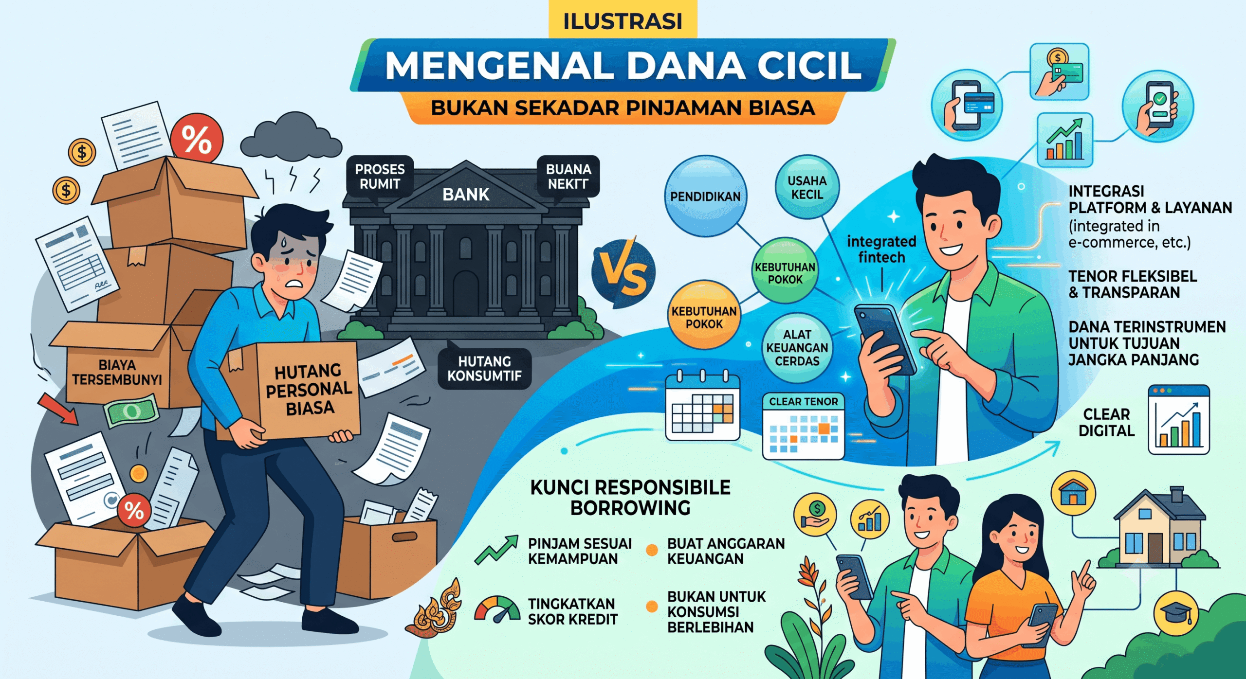 Jangan Salah Paham, Dana Cicil Bukanlah Paylater atau Fasilitas Gratis