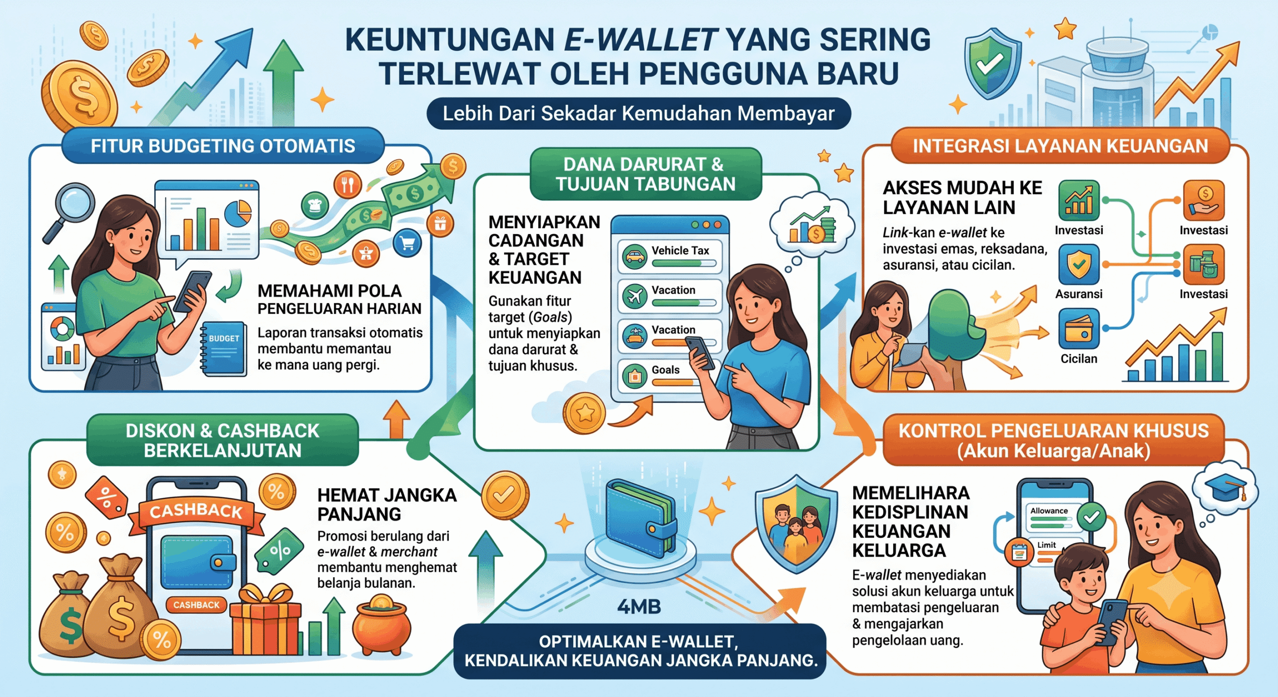 Menarik ! Fitur E-Wallet Memudahkan