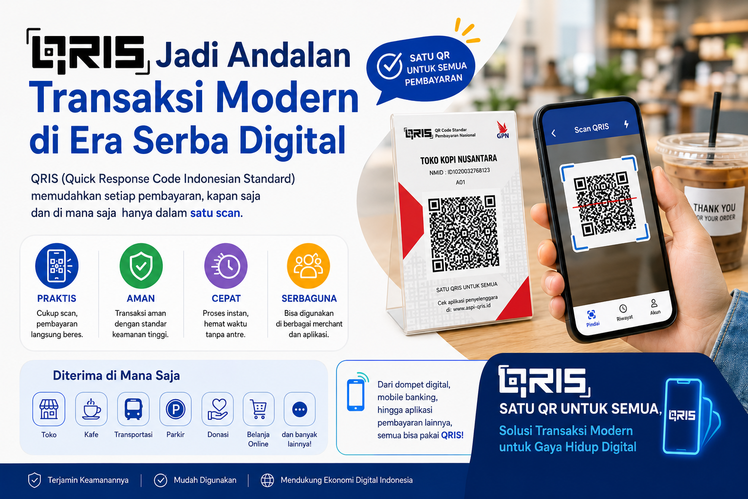 QRIS Jadi Andalan Transaksi Modern di Era Serba Digital