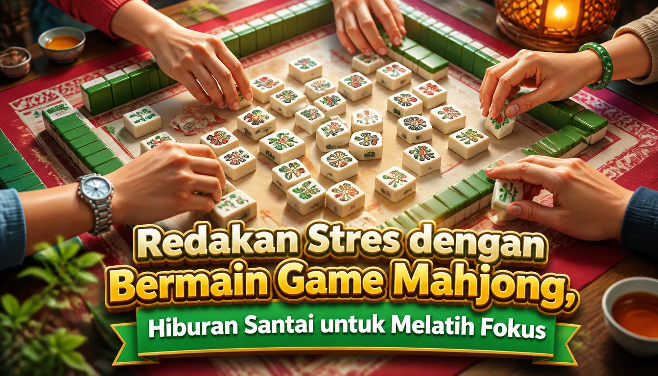 Redakan Stres dengan Bermain Game Mahjong, Hiburan Santai untuk Melatih Fokus